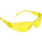 EXTREMELY LIGHTWEIGHT WRAPAROUND SAFETY SPECTACLES AMBER WS1496